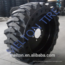 china tire factory 31x6x10 Quick Fit Skid Steer Solid Tires and wheel